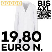 Heute im Angebot: Kochjacke 2561 von LEIBER / Farbe: schwarz / jeans in der Region Neubrandenburg - ARZTKITTEL - KITTEL ARZT - Berufsbekleidung – Berufskleidung - Arbeitskleidung